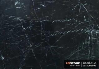 Đá Marble đen chỉ trắng